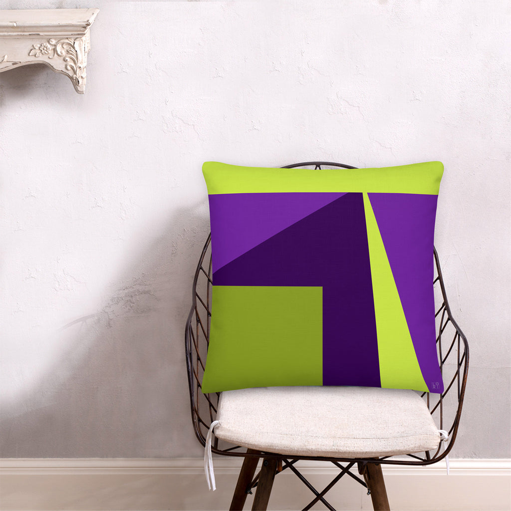 Favelli Home throw pillow cover decorative accent fundas cojines decorativos art modern bedroom living room home décor couch sofa lavender flower floral purple bee provence France orchid abstract contemporary geometric lumbar